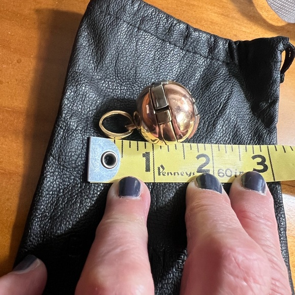 James Colarusso 14K Yellow Rose Gold & Silver Puzzle Ball Pendant HEAVY 47 grams - Picture 16 of 16